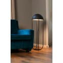 Stehleuchte aus Stahl mit integrierter LED, mattschwarz, LASSIAS