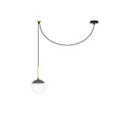 Deckenleuchte aus Aluminium E27, grau, TARSACQ