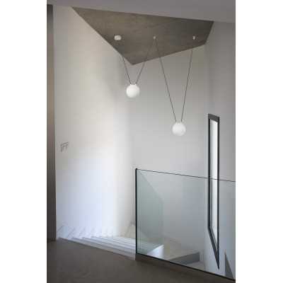Deckenleuchte aus Aluminium E27, mattweiss, DESTORD