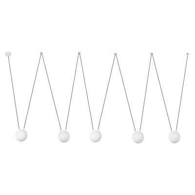 Deckenleuchte aus Aluminium E27, mattweiss, HELOUP