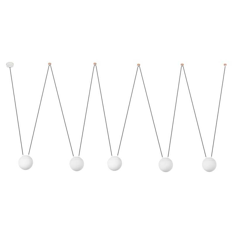 Deckenleuchte aus Aluminium E27, mattweiss, HELOUP