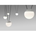 Deckenleuchte aus Aluminium E27, mattweiss, HELOUP
