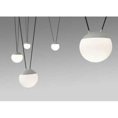 Deckenleuchte aus Aluminium E27, mattweiss, HELOUP