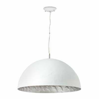 Deckenleuchte aus Fiberglas E27, mattweiss, LAMBREY
