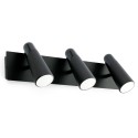 Wandleuchte aus Aluminium mit integrierter LED, mattschwarz, LALLEY