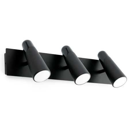 Wandleuchte aus Aluminium mit integrierter LED, mattschwarz, LALLEY
