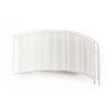 Wandleuchte aus Stahl E27, mattweiss, MALIGNY