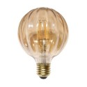 Bombilla LED vintage globo 95mm 6W 600lm con bandas