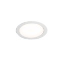 Deckenleuchte aus Aluminium mit integrierter LED, mattweiss, AGASSAC