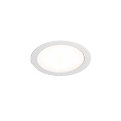 Deckenleuchte aus Aluminium mit integrierter LED, mattweiss, AGASSAC