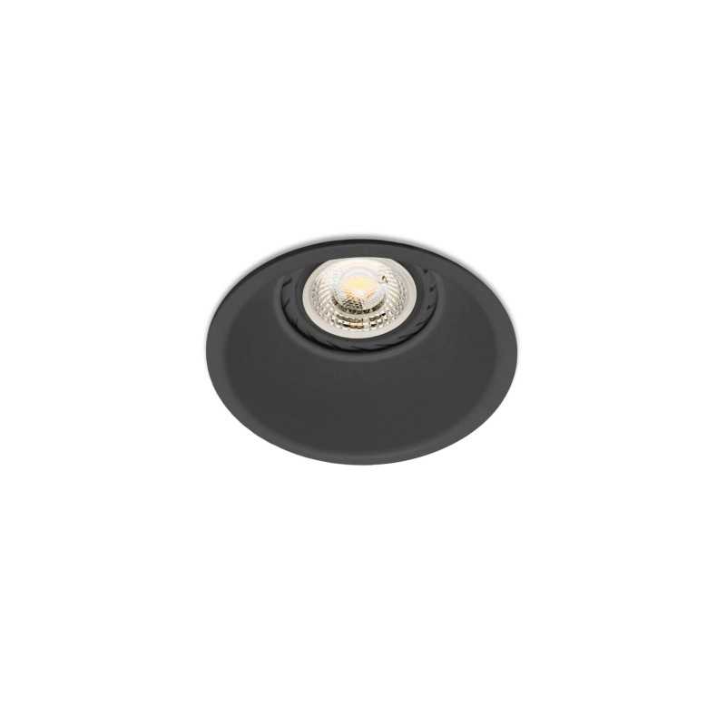 Deckenleuchte Aluminium GU10 mattschwarz FLUMET