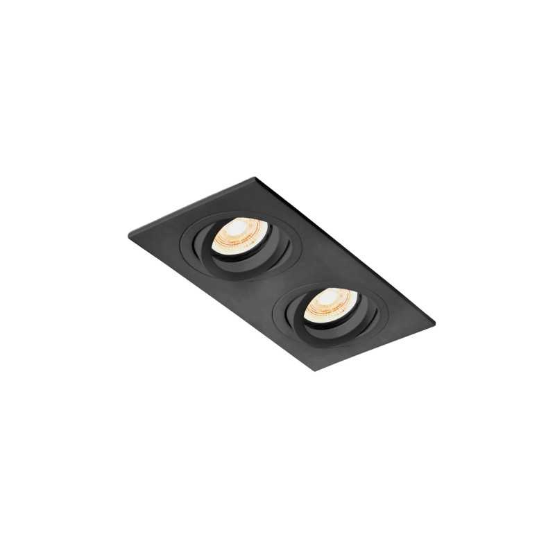Deckenleuchte CULHAT aus Aluminium GU10 mattschwarz