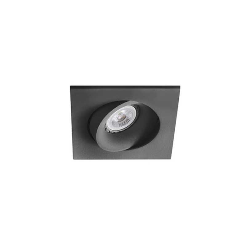 Deckenleuchte Aluminium GU10 mattschwarz CIVRAY