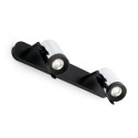 Wandleuchte aus Stahl GU10, chrom glaenzend, GRANILE