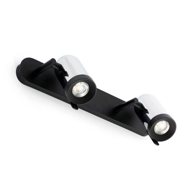 Wandleuchte aus Stahl GU10, chrom glaenzend, GRANILE