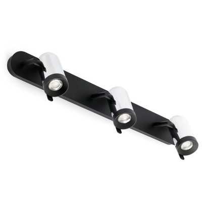 Wandleuchte aus Stahl GU10, chrom glaenzend, BRANDON