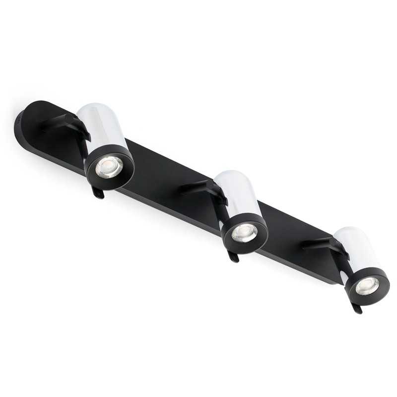 Wandleuchte aus Stahl GU10, chrom glaenzend, BRANDON