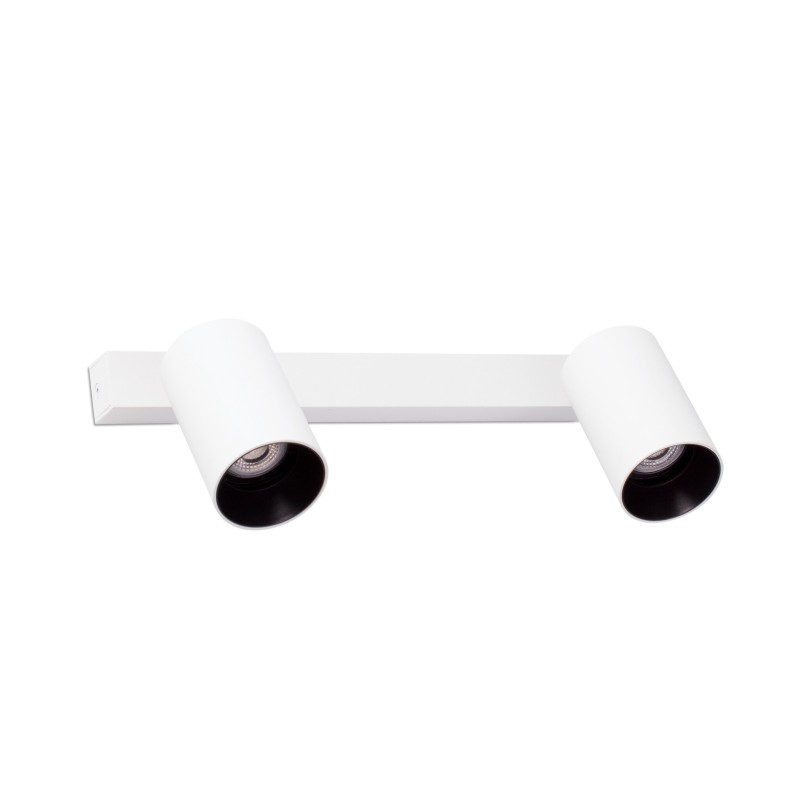 Wandleuchte aus Aluminium GU10, mattweiss, CAMOUS