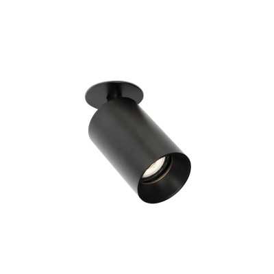 Wandleuchte aus Aluminium GU10, mattschwarz, BUSQUE