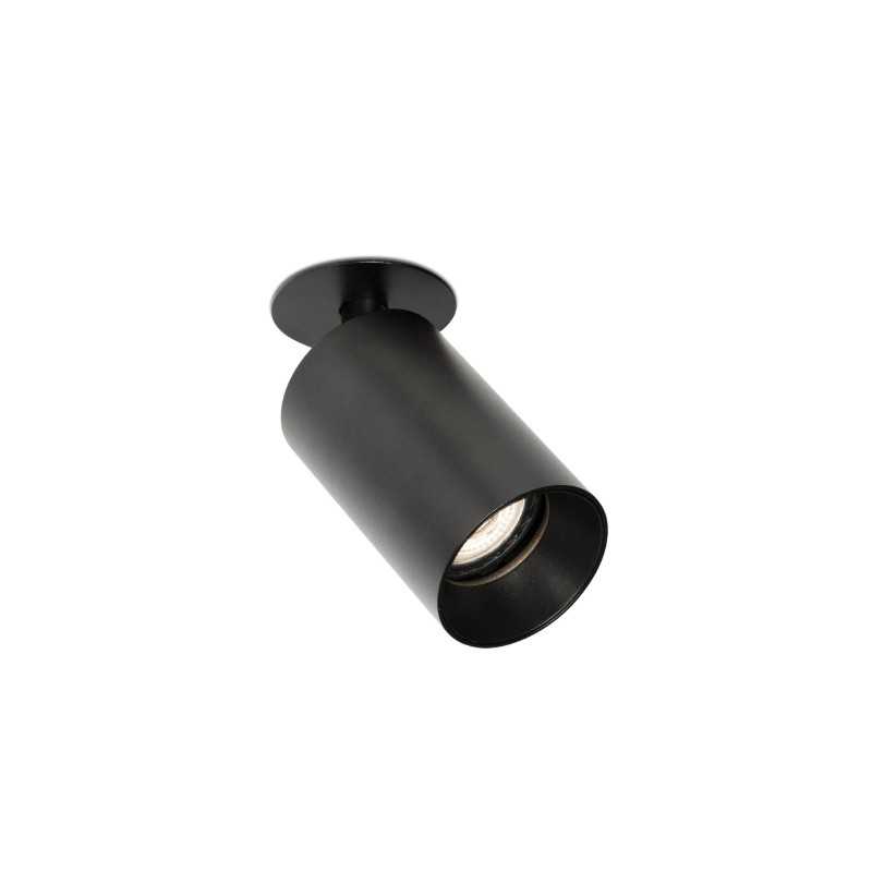 Wandleuchte aus Aluminium GU10, mattschwarz, BUSQUE