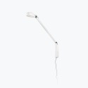 Wandleuchte aus Aluminium mit integrierter LED, mattweiss, RANCON