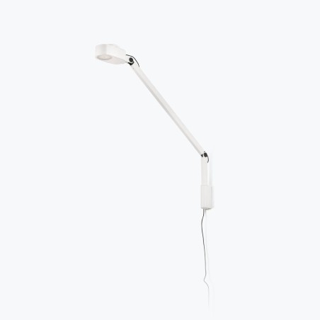 Wandleuchte aus Aluminium mit integrierter LED, mattweiss, RANCON