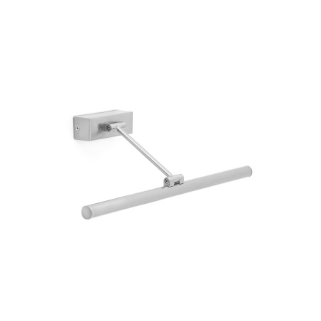 Wandleuchte aus Aluminium mit integrierter LED, gebuersteter Stahl, CREHEN