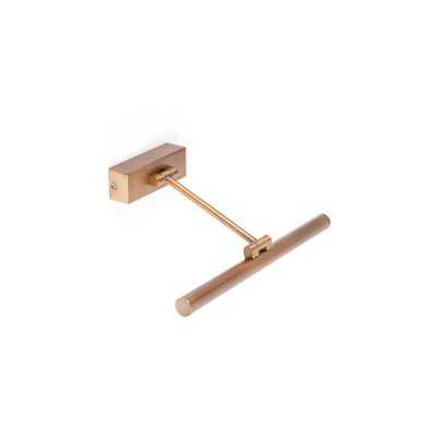 Wandleuchte aus Aluminium mit integrierter LED, Antikgold, BIOLLET