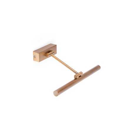 Wandleuchte aus Aluminium mit integrierter LED, Antikgold, BIOLLET