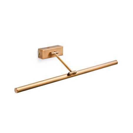 Wandleuchte aus Aluminium mit integrierter LED, Antikgold, MACOGNY