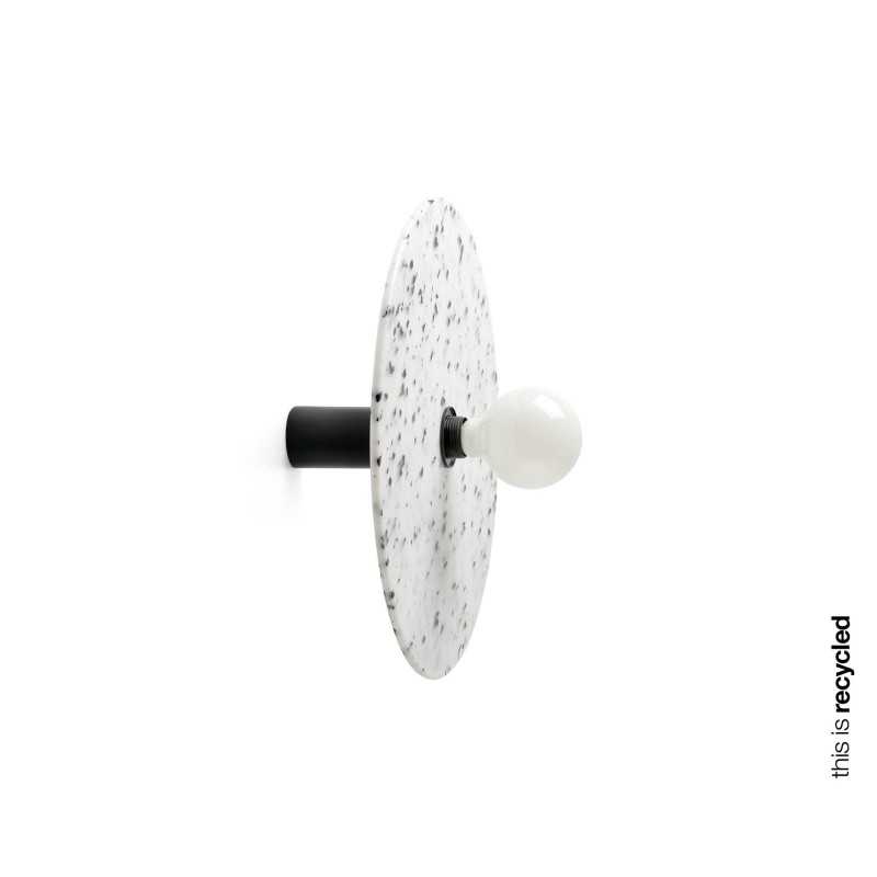 Wandleuchte aus Aluminium E27, mattschwarz, CHAPOIS