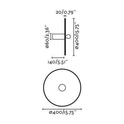 Wandleuchte aus Aluminium E27, mattschwarz, GODAIS