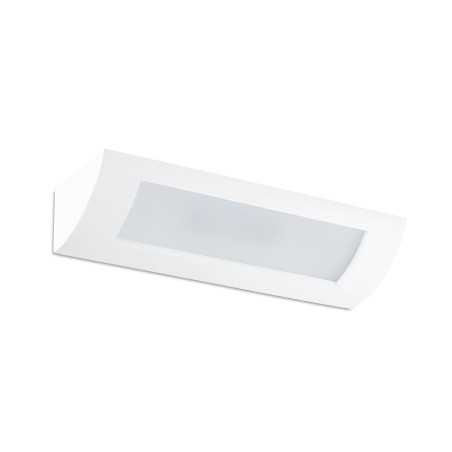 Wandleuchte aus Gips R7s 78mm, mattweiss, DAROIS