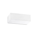 Wandleuchte aus Gips G9, mattweiss, CLEMERY