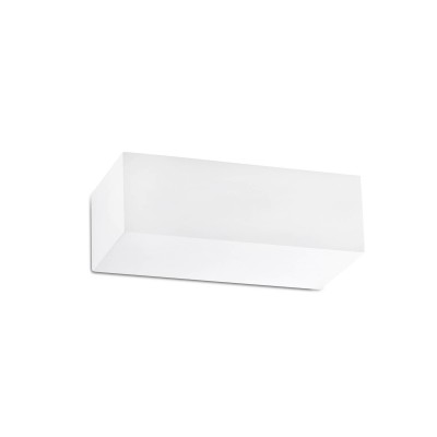 Wandleuchte aus Gips G9, mattweiss, CLEMERY
