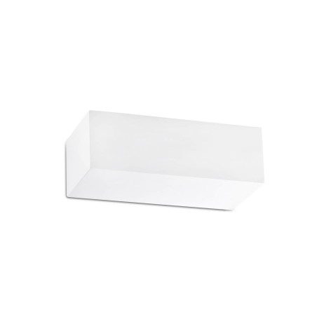Wandleuchte aus Gips G9, mattweiss, CLEMERY
