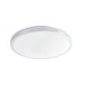 Deckenleuchte aus Aluminium mit integrierter LED, gebuersteter Stahl, HOUSSEN