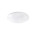 Deckenleuchte aus Aluminium mit integrierter LED, mattweiss, PLESSE