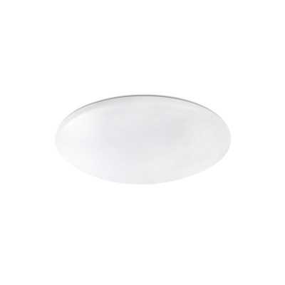 Deckenleuchte aus Aluminium mit integrierter LED, mattweiss, PLESSE