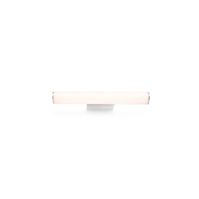 Wandleuchte aus Aluminium mit integrierter LED, chrom glaenzend, RIQUET