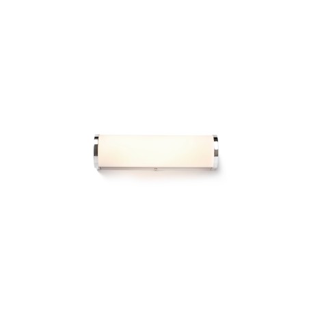 Wandleuchte aus Aluminium mit integrierter LED, chrom glaenzend, MESNAY