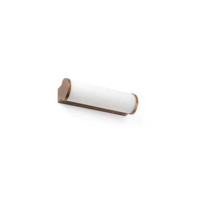 Wandleuchte aus Aluminium mit integrierter LED, gebuerstetes Bronze, EMPURY