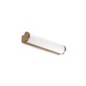 Wandleuchte aus Aluminium mit integrierter LED, gebuerstetes Bronze, LA TAYE