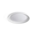 Deckenleuchte aus Stahl mit integrierter LED, mattweiss, PERTHES