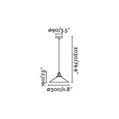 Deckenleuchte aus Stahl E27, Antikgold, CHARMOY