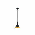 Deckenleuchte aus Stahl mit integrierter LED, schwarz, LANGIS