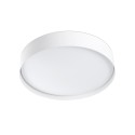 Deckenleuchte aus Stahl mit integrierter LED, mattweiss, SAULES